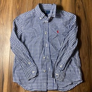 Gently Used Kids Polo Long Sleeve Button up Shirt!! Still very Nice!!